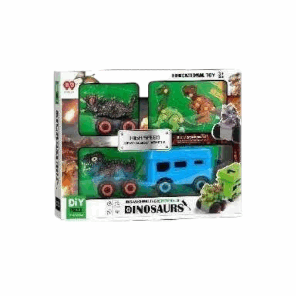Σετ συναρμολογούμενα οχήματα Δεινόσαυροι με φιγούρες - 998-41B - 305203 - GoodFlix