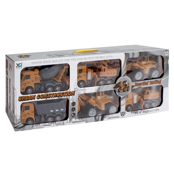 Σετ οχημάτων εργασίας - 6pcs - XLQ-6C - 305218 - GoodFlix