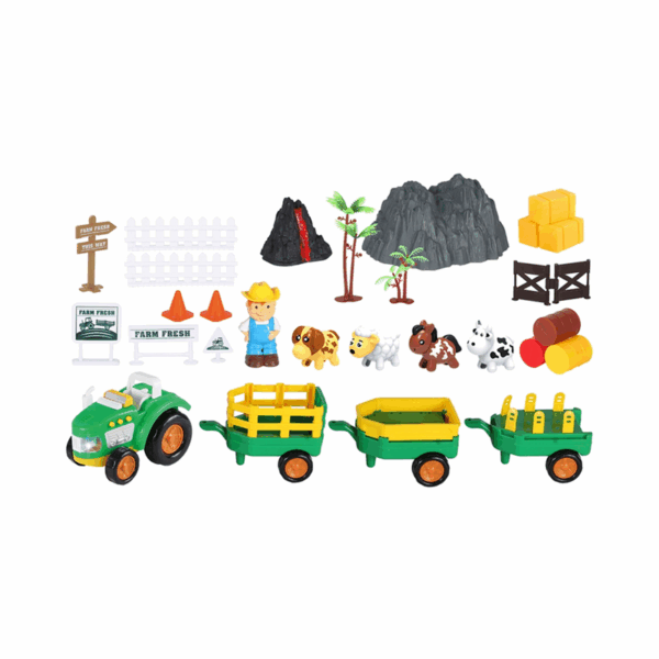 Σετ παιχνίδι Φάρμα με όχημα και αξεσουάρ - 500-754 - 305246 - GoodFlix