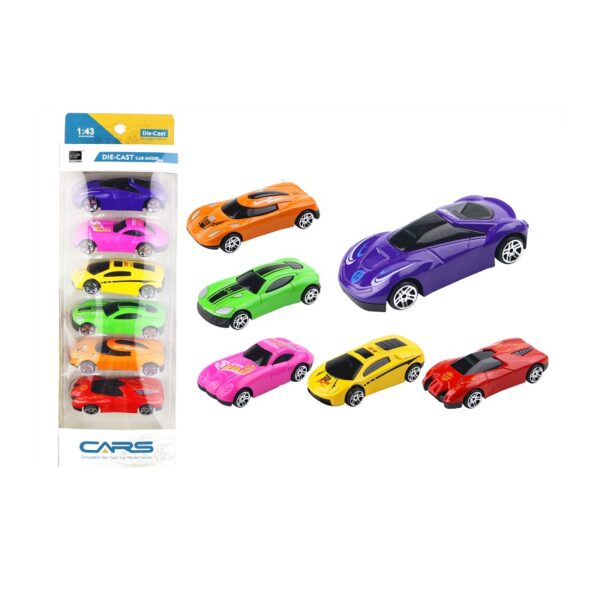 Σετ αυτοκινητάκια - 6pcs - 368-6 - 308132 - GoodFlix