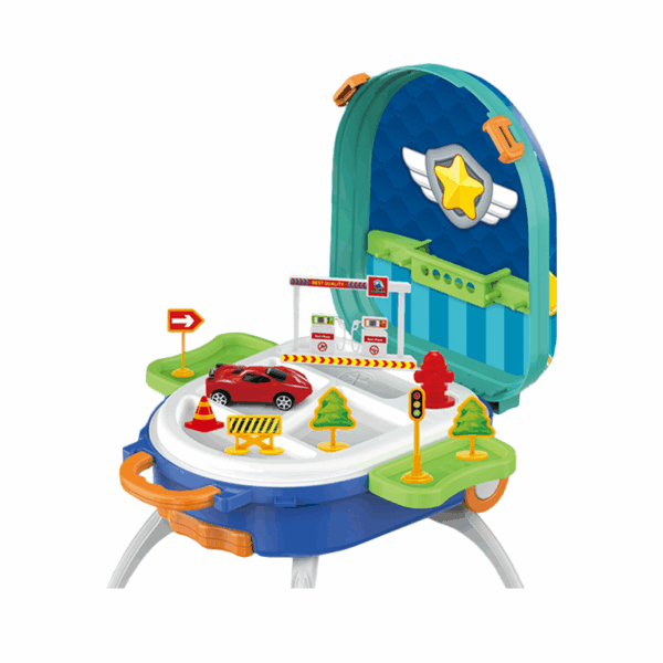 Σετ αυτοκινητόδρομος City Racing με βαλιτσάκι & αξεσουάρ - DL9916-14 - 308151 - GoodFlix