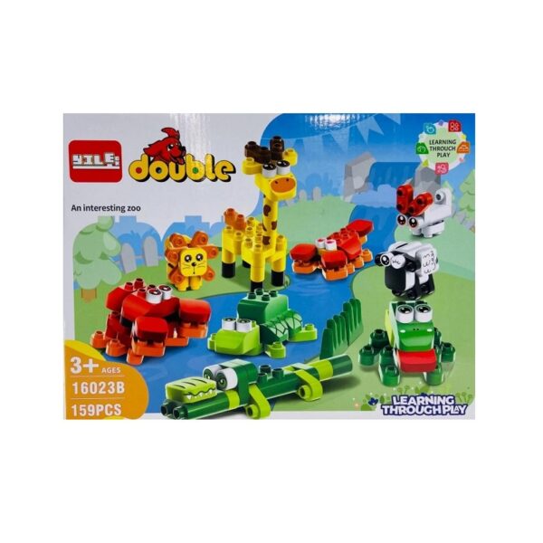 Σετ κατασκευών DIY με τουβλάκια - Ζωάκια - 16023B159 - 308245 - GoodFlix