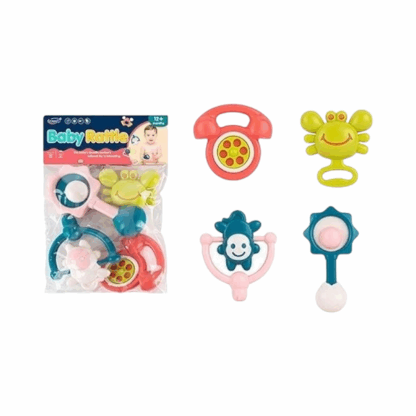 Σετ βρεφικές κουδουνίστρες & μασητικά - 326-B1344 - 308261 - GoodFlix