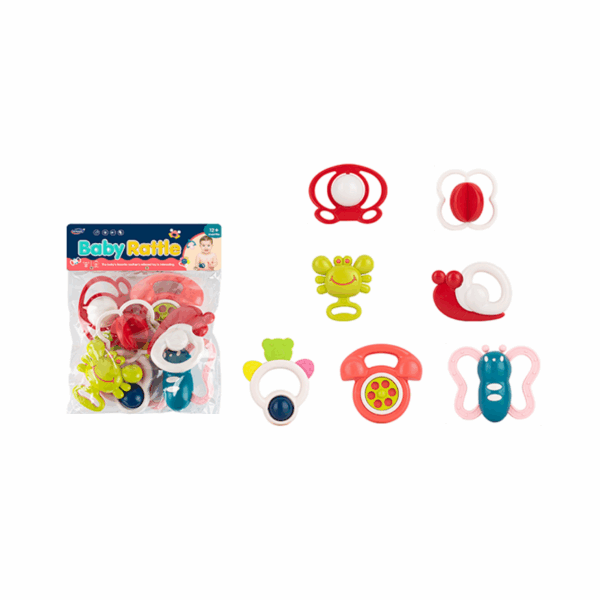 Σετ βρεφικές κουδουνίστρες & μασητικά - 326-B1407 - 308262 - GoodFlix