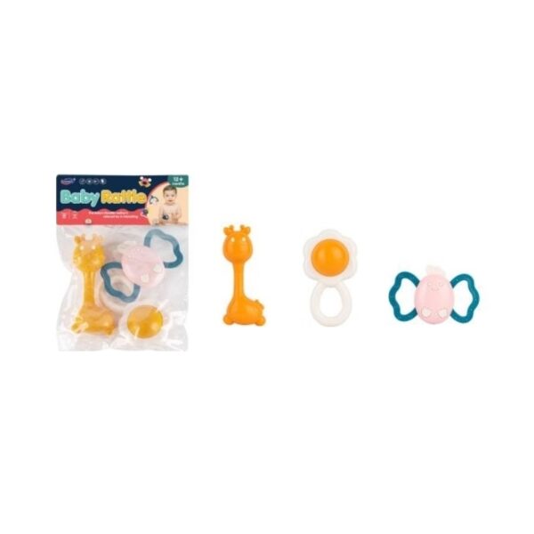 Σετ βρεφικές κουδουνίστρες & μασητικά - 326-B1333 - 308263 - GoodFlix