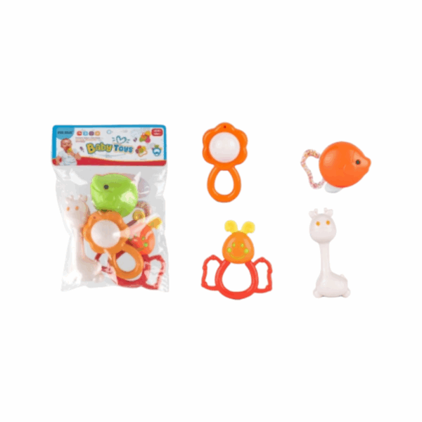 Σετ βρεφικές κουδουνίστρες & μασητικά - 326-B1474 - 308266 - GoodFlix