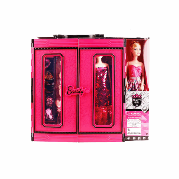 Σετ κούκλα με ντουλάπα και αξεσουάρ ομορφιάς - DSJ99-9 - 308347 - GoodFlix