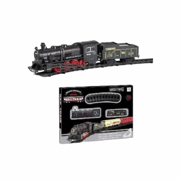 Σετ κλασσικό τρενάκι με ράγες - 4018-5 - 308362 - GoodFlix