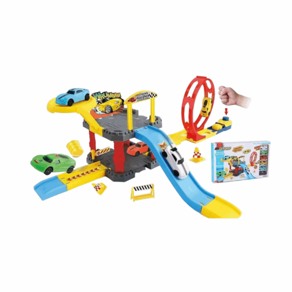 Σετ αυτοκινητόδρομος-Parking με εκτοξευτή - 8867C - 310462 - GoodFlix