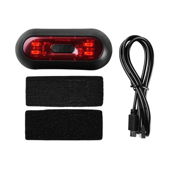 Επαναφορτιζόμενος οπίσθιος προβολέας κράνους LED - 310794 - GoodFlix