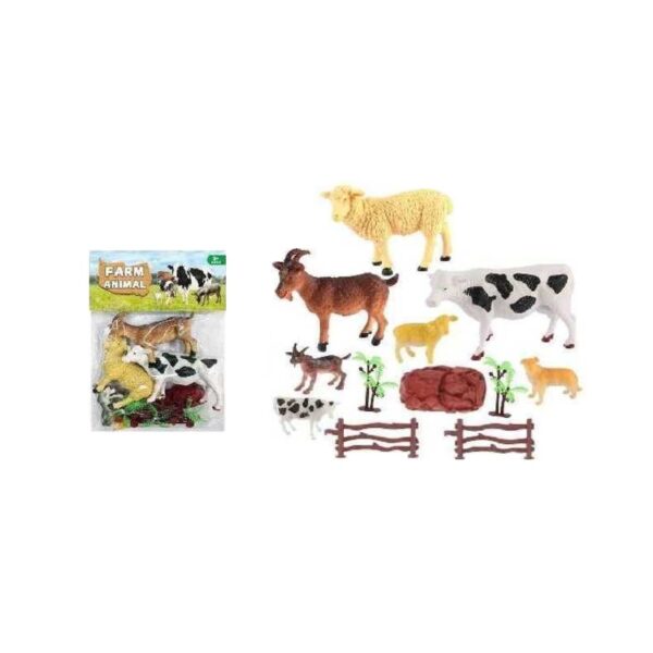 Σετ φιγούρες ζώων φάρμας - 7pcs - 124-32E - 314262 - GoodFlix