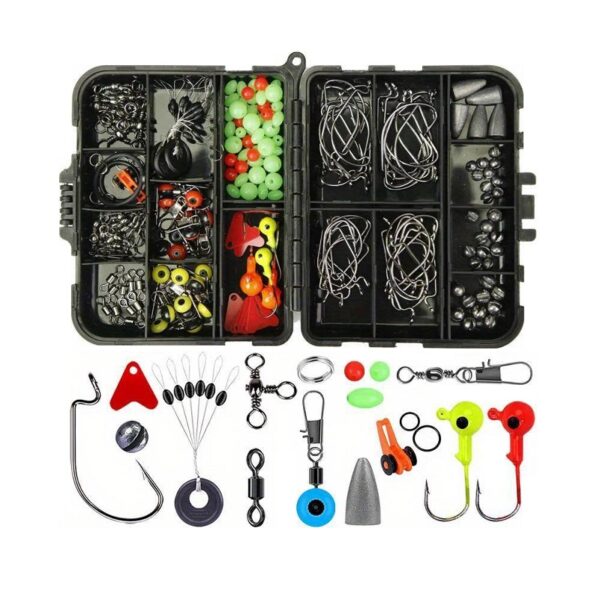 Σετ αξεσουάρ ψαρέματος σε θήκη - KC205 - 205pcs - 831804 - GoodFlix