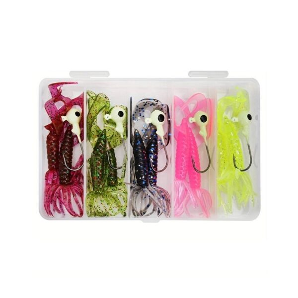 Σετ δολώματα ψαρέματος με μολυβοκεφαλές σε θήκη - 10 - 008 - 831819 - GoodFlix