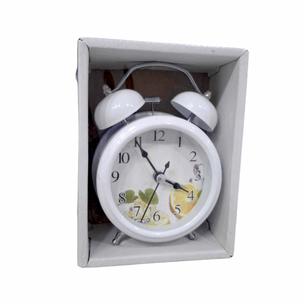 Επιτραπέζιο ρολόι - Ξυπνητήρι - 3301-4 - 330116 - White - GoodFlix