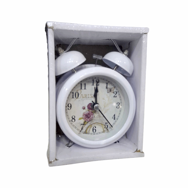 Επιτραπέζιο ρολόι - Ξυπνητήρι - 3301T-2 - 330126 - White - GoodFlix