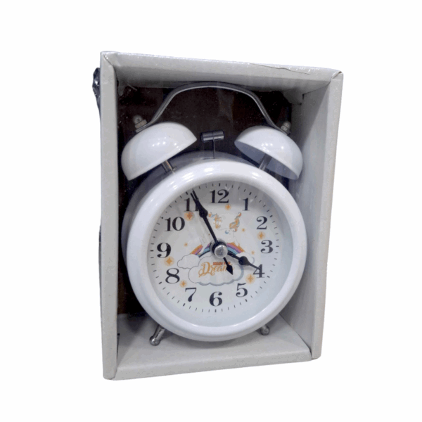 Επιτραπέζιο ρολόι - Ξυπνητήρι - 3301-6 - 330130 - White - GoodFlix