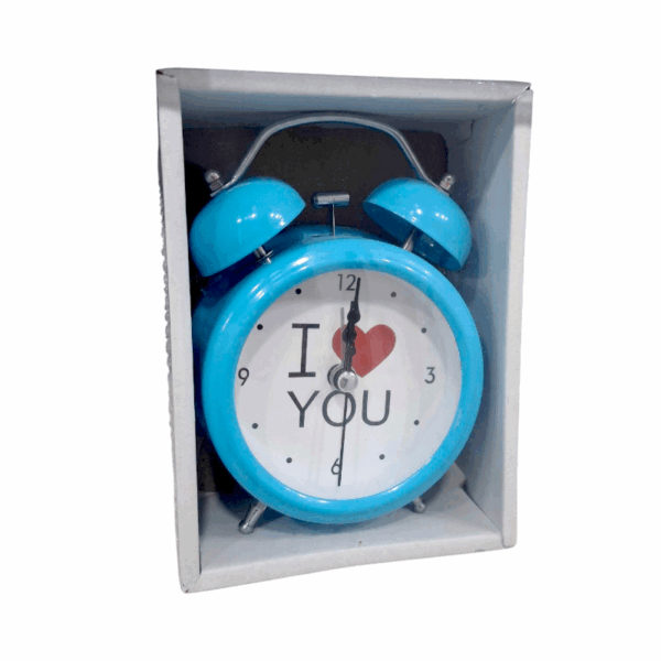 Επιτραπέζιο ρολόι - Ξυπνητήρι - 3301-13 - 330147 - Blue - GoodFlix