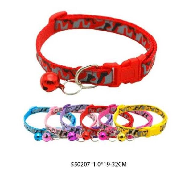 Περιλαίμιο - Κολάρο κατοικιδίου με κουδουνάκι - 1-19/32cm - 12pcs - 550207 - GoodFlix