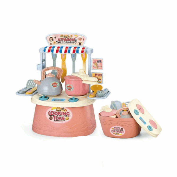 Σετ βαλιτσάκι-πάγκος μαγειρικής με αξεσουάρ - 1077-5 - 345303 - GoodFlix