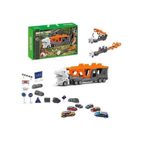 Παιδικό όχημα-αυτοκινητόδρομος με αξεσουάρ - Dinosaur - 715-C - 345313 - GoodFlix