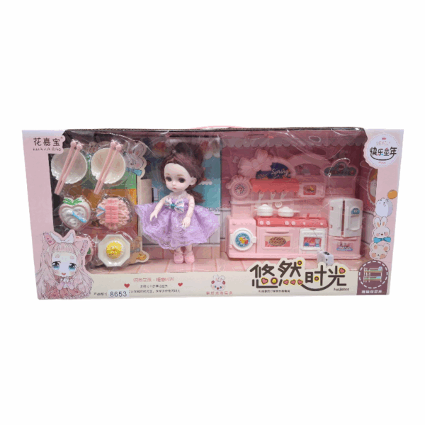 Σετ κούκλα με κουζίνα & αξεσουάρ - 8653 - 345340 - GoodFlix