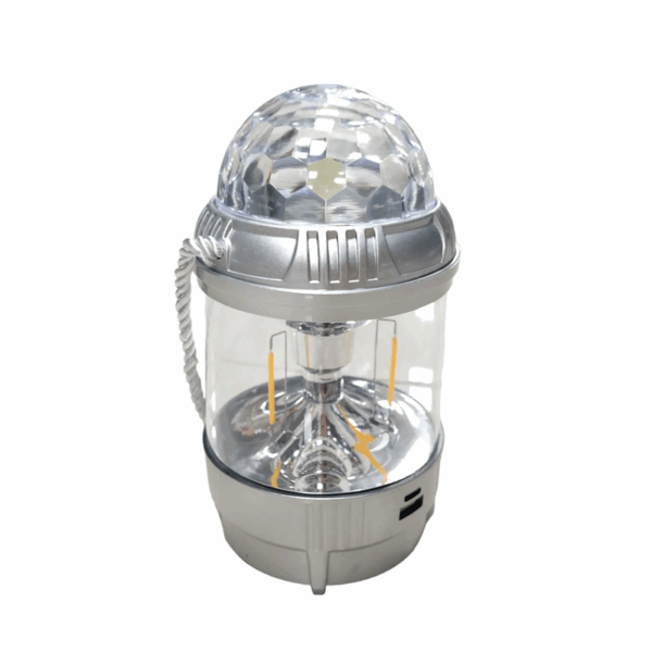 Επαναφορτιζόμενο φαναράκι LED με φωτορυθμικό - HW978W - 374431 - GoodFlix