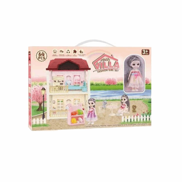 Κουκλόσπιτο με αξεσουάρ - 6101-5 - 100443 - GoodFlix