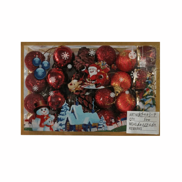 Σετ Χριστουγεννιάτικες μπάλες - 3cm - 24pcs - 402394 - GoodFlix