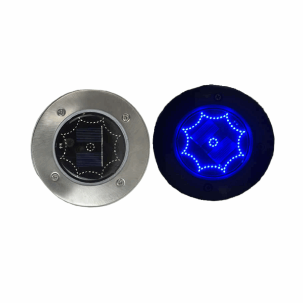 Ηλιακό φωτιστικό κήπου LED με σχέδιο - Καρφωτό - 4pcs - Blue - 431145 - GoodFlix