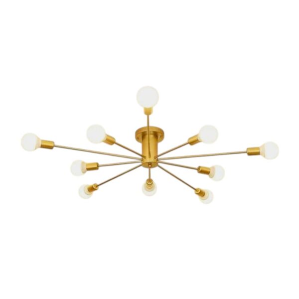 Φωτιστικό οροφής LED - 7021-10 - Gold - 431385 - GoodFlix