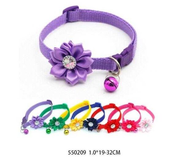 Περιλαίμιο - Κολάρο γάτας με κουδουνάκι - 1-19/32cm - 12pcs - 550209 - GoodFlix