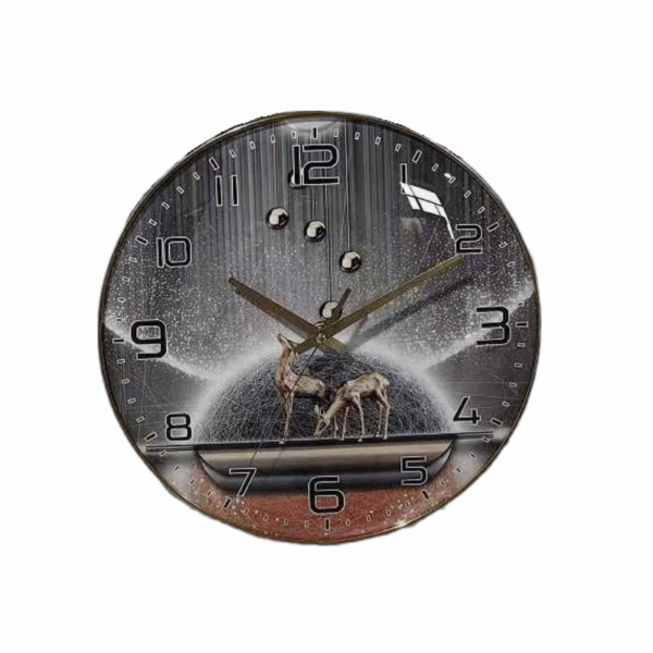 Ρολόι τοίχου - FHS-B625-7 - 505022 - Gold - GoodFlix