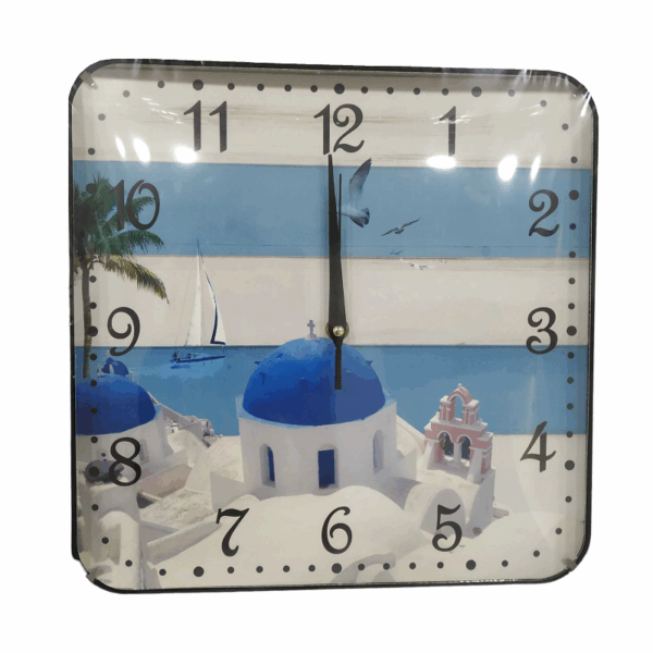 Ρολόι τοίχου - FHS-235-33 - 505145 - Blue/White_1 - GoodFlix
