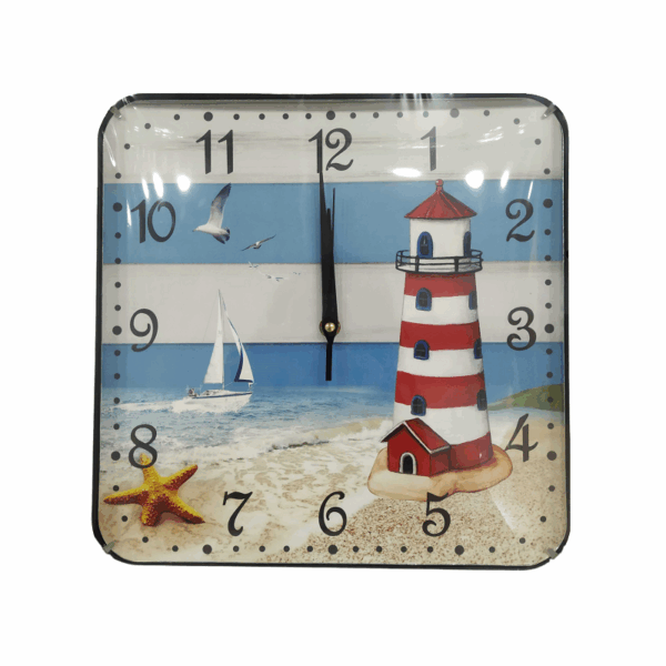 Ρολόι τοίχου - FHS-235-33 - 505145 - Blue/Red - GoodFlix