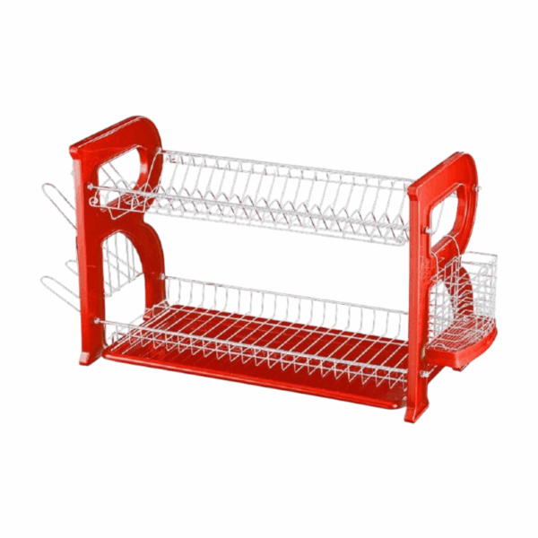 Πιατοθήκη αποστράγγισης διώροφη - WL-232 - 40cm - 521315 - Red - GoodFlix