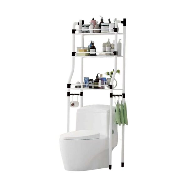 Επιδαπέδια ραφιέρα μπάνιου μεταλλική - 8823 - 521827 - GoodFlix