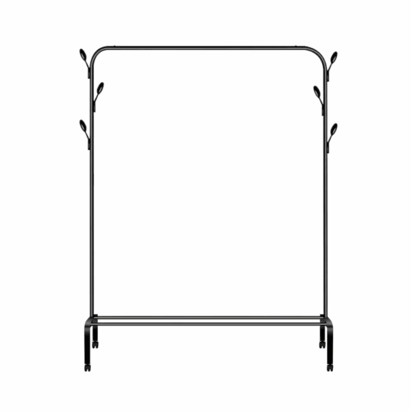 Τροχήλατη κρεμάστρα δαπέδου - YP603 - 522565 - Black - GoodFlix