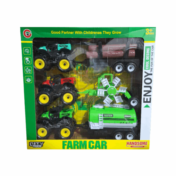 Σετ αγροτικά οχήματα με αξεσουάρ - 9871-30 - 524163 - GoodFlix