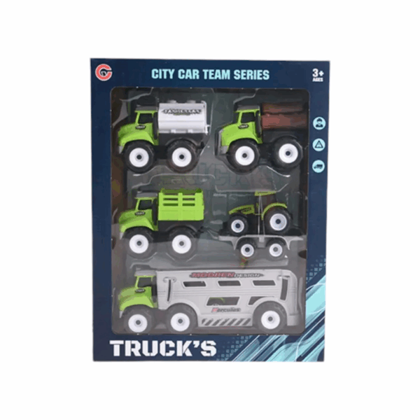 Σετ αγροτικά οχήματα με αξεσουάρ - 9932-60A - 525205 - GoodFlix