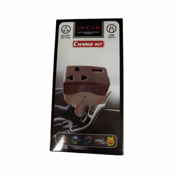 Αντάπτορας αναπτήρα αυτοκινήτου με πρίζα και USB - In-Car - WF306 - 537227 - GoodFlix