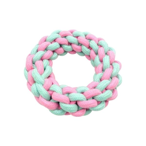 Παιχνίδι σκύλου κρίκος από σχοινί - 16cm - 550589 - GoodFlix