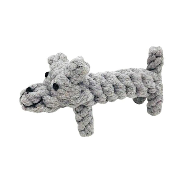 Παιχνίδι σκύλου ζωάκι από σχοινί - 15cm - 550607 - GoodFlix
