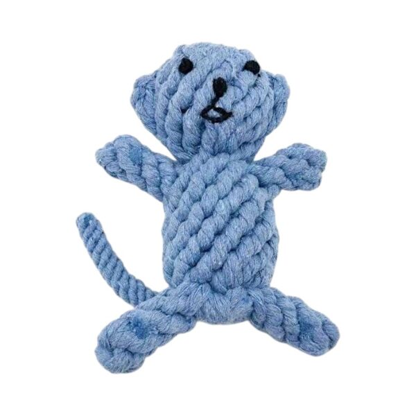 Παιχνίδι σκύλου ζωάκι από σχοινί - 14cm - 550609 - GoodFlix