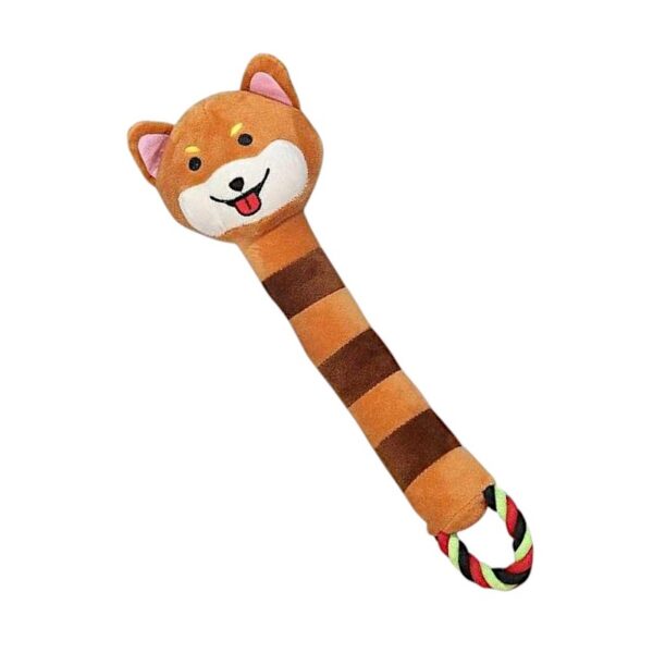 Λούτρινο παιχνίδι σκύλου ζωάκι με σχοινί - 38cm - 550833 - GoodFlix