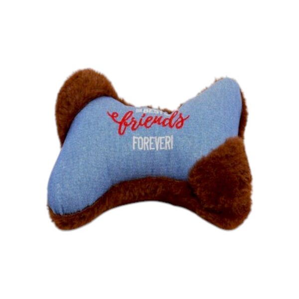 Λούτρινο παιχνίδι σκύλου κόκκαλο - 23x14cm - 550859 - GoodFlix