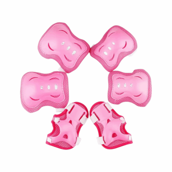 Παιδικό σετ προστατευτικά γονάτων-αγκώνων-καρπών - 556667 - Pink - GoodFlix