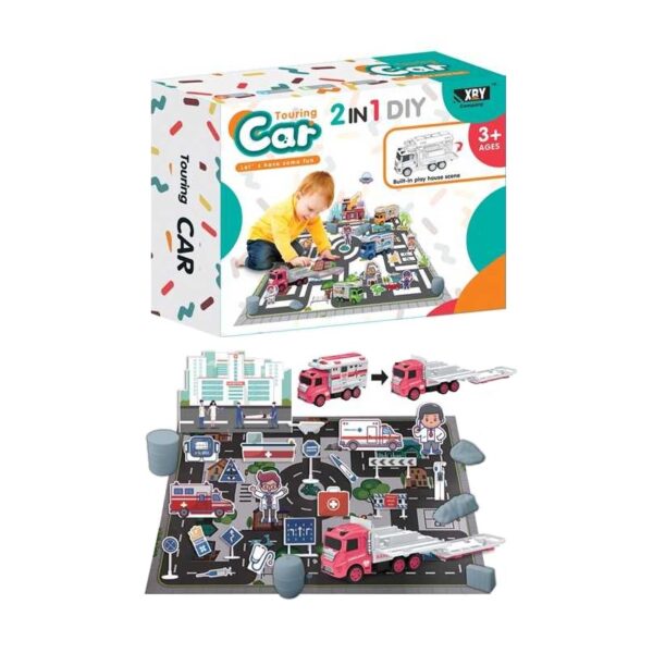 Σετ αυτοκινητόδρομος με αξεσουάρ - 2767 - 579642 - GoodFlix