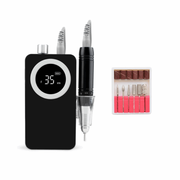 Επαναφορτιζόμενος τροχός μανικιούρ-πεντικιούρ - VKN-US808 - 581474 - Black - GoodFlix