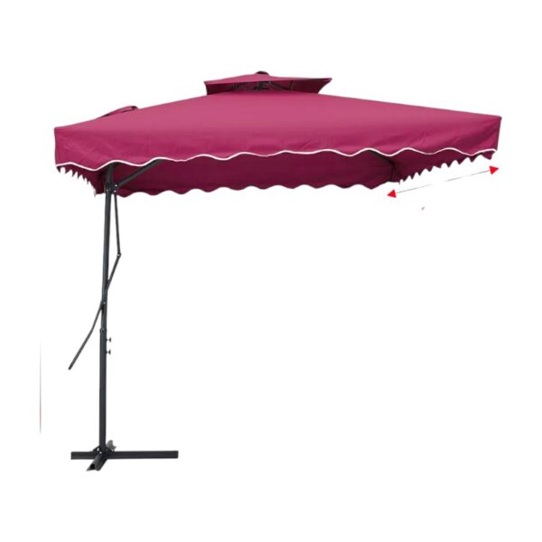 Ομπρέλα κήπου κρεμαστή - YB3099 - 585373 - Fuchsia - GoodFlix