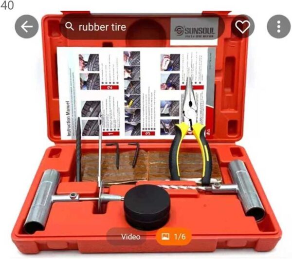 Σετ επισκευής ελαστικών σε θήκη - 40pcs - 004666 - GoodFlix